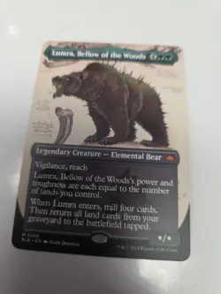 MTG Magic LUMRA,BELLOW OF THE WOODS M 0293 BLB EN KARTE CARD FULL SPECIAL ART - Image 2