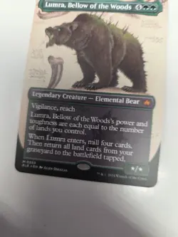 MTG Magic LUMRA,BELLOW OF THE WOODS M 0293 BLB EN KARTE CARD FULL SPECIAL ART - Image 4