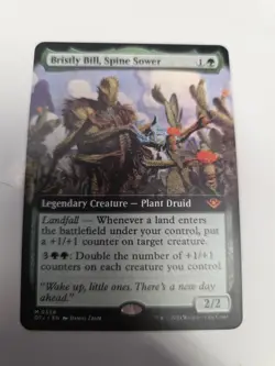 MTG Magic BRISTLY BILL, SPINE SOWER M 0338 OTJ EN KARTE CARD FULL SPECIAL ART - Image 1