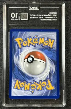 PIKACHU TAG 10 2025 POKEMON SV BLACK STAR PROMO BSP SVP EN #214 ILLUSTRATION 870 - Image 2