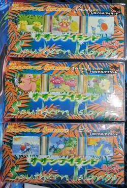 3 Southern Islands Tropical Island Sealed Set Sea Beach Jungle Japanese Pokemon - Image 1