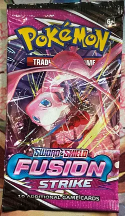 Fusion Strike Booster Pack Art Set (4) EMPTY - Pokemon 2021 - Image 5