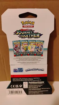 3 Sealed Pokemon Booster - Journey Together Series - Collectible Pack - Image 3