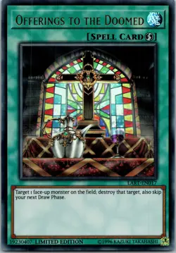 Yugioh Offerings to the Doomed LART-EN017 Limited Edition Ultra Rare NM - Image 1