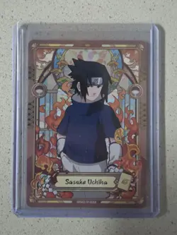 Sasuke Uchiha NRSA01-SP-002L5 Naruto Kayou Heavens Scroll English Card NM - Image 1