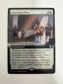 Historian’s Boon Foil Borderless MTG Magic the Gathering Card NM Near Mint DMC - Image 1