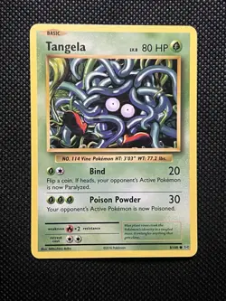 Pokemon TCG Tangela 3 Card Mixed Lot LP/MP - Image 5
