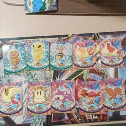 1999 Topps Pokemon TV Animation Series 1 near Set Card Lot 75 cards total - Image 3