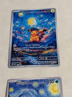 4 Pokemon x Van Gogh Black Star Promo ACG Art Card - Image 3
