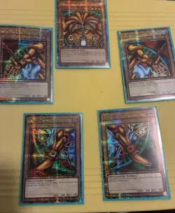 Yu-Gi-Oh Exodia Quarter Century Rare 5-Card Set Near Mint Condition - Image 1