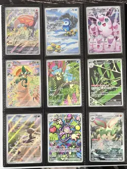 Pokemon TCG Lot Of 9 Illustration Rare Cards NM - Image 1
