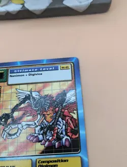 Kimeramon St-21 Ultimate Unlimited Digimon 1999 Bandai Toei Card - Image 4