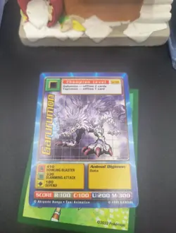 Garurumon ST-06 Vintage Series 1 Starter Bandai Digimon Card - Image 2