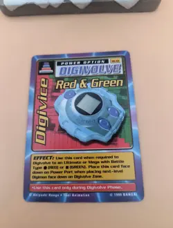 Red & Green Digivice ST-61 Vintage Series 1 Starter Bandai Digimon Card LP - Image 2