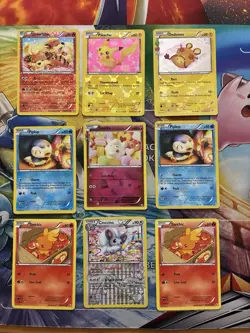 Pokemon Card Lot Holo RC Collection Pikachu Growlithe - Image 1