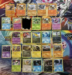 Pokemon Card Lot McDonald’s Fast Food & Cosmos Holo Dragonite Slowpoke - Image 1