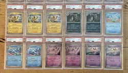 Lot of 32 Pokemon Pre EN-Prismatic Evolutions Cards - all graded PSA 9's and 8's - Image 3