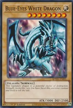 Yugioh - Blue-Eyes White Dragon x 3 - 1st Edition - Plus Free Holo Card - Image 4