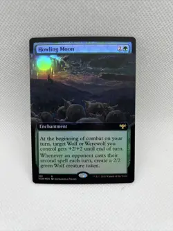 Howling Moon Extended Foil - Innistrad: Crimson Vow - MTG - Near Mint - Image 1