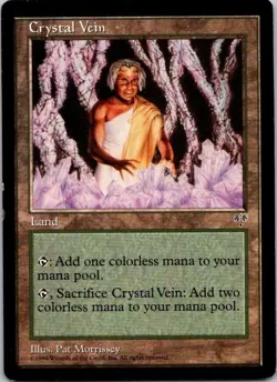 MTG Magic The Gathering Crystal Vein Mirage Played See Scan C - Image 1
