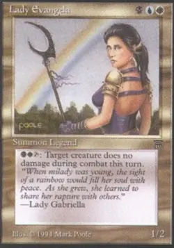 [1x] Lady Evangela Near Mint, English Legends MTG Magic - Image 1
