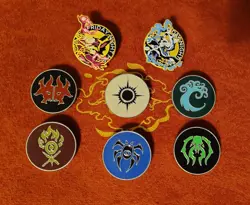 MTG Guild Pin 6 Bloomburrow Pin 2 Guilds of Ravnica Guild Kit Lot Bundle Magic - Image 1