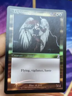 Foil Lightning Angel • Pack Fresh / Gradeable • Time Spiral • Mtg (2187) - Image 1