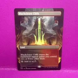 Blackcleave Cliffs Borderless N/M - Phyrexia All Will Be One Magic The Gathering - Image 1