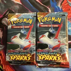 Surging Sparks Error Pack Sealed -Latias Art Pokemon TCG English SV08 - Image 3