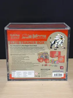 POKEMON SUN & MOON BASE SEALED ELITE TRAINER BOX ETB (W/ CASE) SM01 SOLGALEO - Image 2
