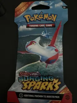 VERY HEAVY - 31.73g - Pokemon Surging Sparks Sleeved Booster Pack - SEALED! - Image 2