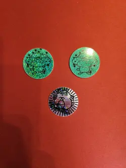 Pokemon 2 Vileplume and 1 Chansey Holo Foil Nintendo 1999 Wizards Coins - Image 1
