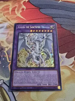 Albion The Sanctifire Dragon MP24-EN082 Prismatic Secret Rare NM 1st Ed YuGiOh! - Image 3