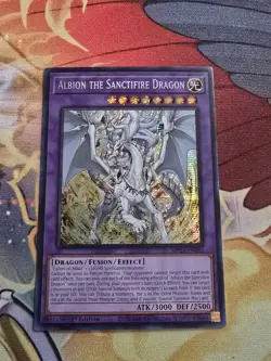 Albion The Sanctifire Dragon MP24-EN082 Prismatic Secret Rare NM 1st Ed YuGiOh! - Image 4
