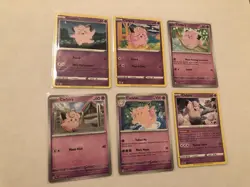 Lot Of 6 Clefairy And Clefable Pokemon Cards - Image 1