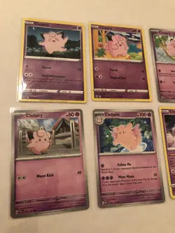 Lot Of 6 Clefairy And Clefable Pokemon Cards - Image 2