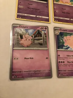 Lot Of 6 Clefairy And Clefable Pokemon Cards - Image 3