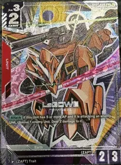 Gundam TCG Card Game - LAGOWE - GD01-050 R+ -Alt Art - English - Newtype Rising - Image 1