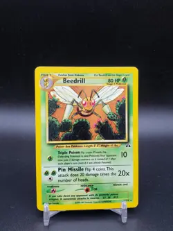 Beedrill 18/75 Neo Discovery MP/LP Pokemon Card - Image 1