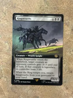 MTG LOTR Ringwraiths NM Lord of the Rings Borderless 385 - Image 1