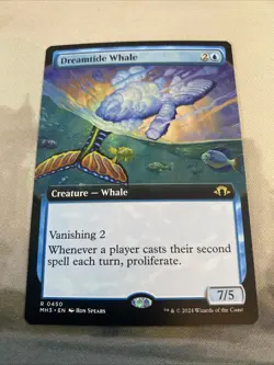 Dreamtide Whale (Extended Art) - Modern Horizons 3 (MH3) NM - Image 2