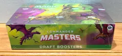 MAGIC THE GATHERING Factory Sealed Box of COMMANDER MASTERS Draft Boosters MTG - Image 1