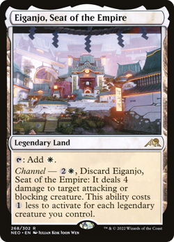 Eiganjo, Seat of the Empire #268 (MP) Kamigawa Neon Dynasty NEO Magic MTG - Image 1