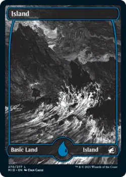 MTG: Innistrad - Midnight Hunt Full Art Land Set x 5 (50 cards) - Image 4