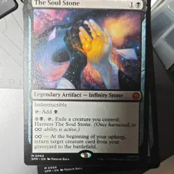 Magic: The Gathering The Soul Stone Marvel Legendary Artifact M 0066 Mythic Bla. - Image 1