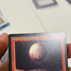BLOOD MOON (ITALIAN) - Magic MTG The Dark NM Luna Insanguinata - Image 3