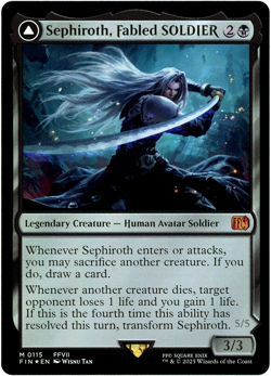 Sephiroth, Fabled SOLDIER Foil - 0115 - Final Fantasy - MTG - NM/M - Image 1