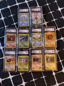 Pokemon CGC Graded 10 Card Vintage Lot - Image 1