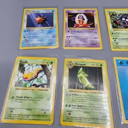 VTG Pokemon Base Set SHADOWLESS Mixed Lot of 19 Cards (TCG) No Duplicates / LP - Image 2