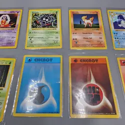 VTG Pokemon Base Set SHADOWLESS Mixed Lot of 19 Cards (TCG) No Duplicates / LP - Image 3